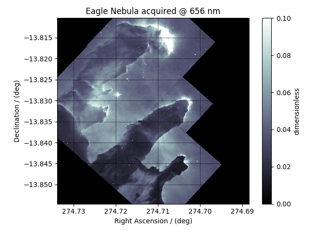 Eagle Nebula acquired @ 656 nm
